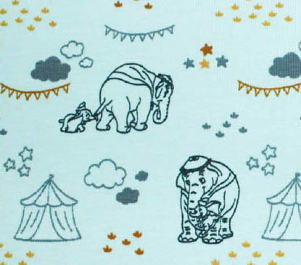 Jersey My little Baby mint Dumbo (ca. 90 cm)
